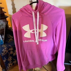 Under Amour pink hoodie